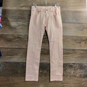Retro Distrikt Men's Slim Fit Pants in Soft Pink